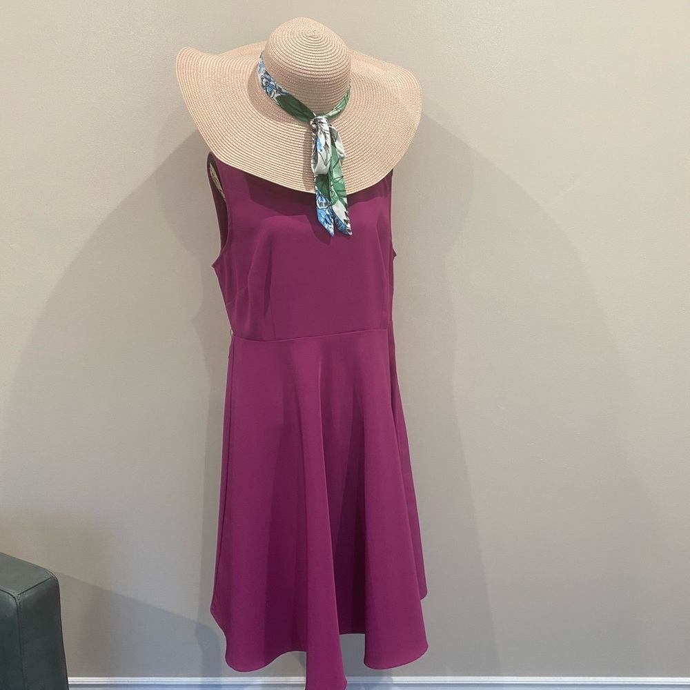 🔥🔥 Women’s 14 size A-Line Fuchsia color  dress.